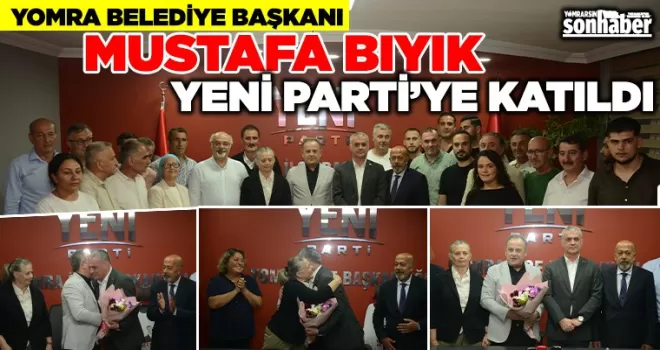 Başkan Bıyık Yeni Parti’ye Katıldı: 9 Meclis Üyesi de Rozet Taktı