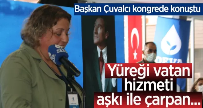 Başkan Çuvalcı kongrede konuştu