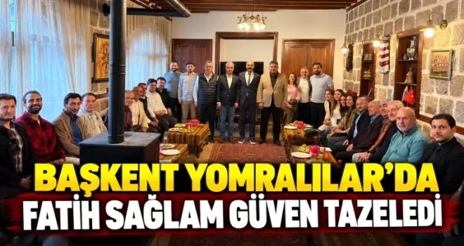 BAŞKENT YOMRALILAR’DA FATİH SAĞLAM GÜVEN TAZELEDİ