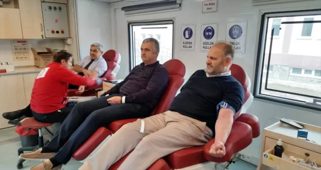 Bayburt’ta kan bağışı kampanyası düzenlendi