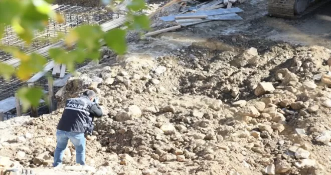 Bayburt’ta patlamamış top mermisi bulundu