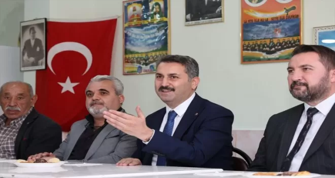 Belediye başkanları Eroğlu ve Bekler, cemevini ziyaret etti