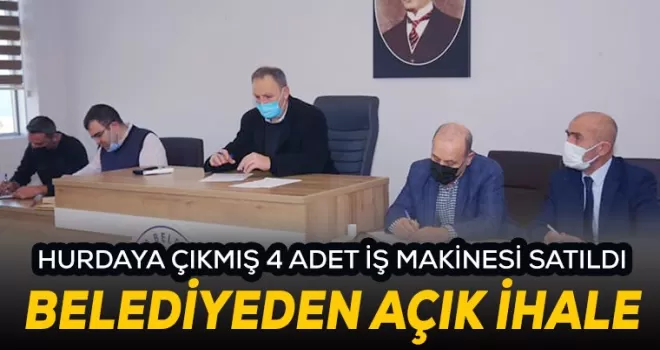 Belediye'den açık ihale...