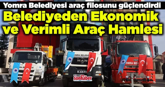 Belediyeden Ekonomik  ve Verimli Araç Hamlesi