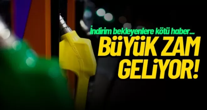 Benzin ve motorine indirim beklerken büyük zam geliyor!
