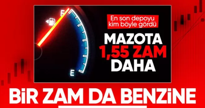 Benzine 2 liralık zam