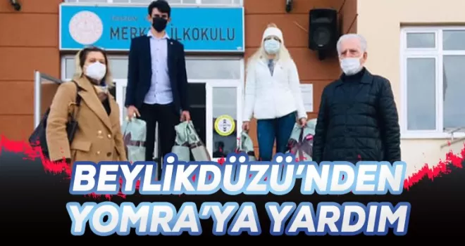 Beylikdüzü’nden Yomra’ya yardım