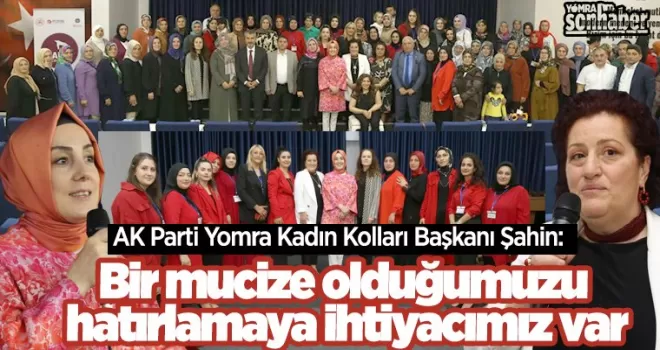 Bir mucize olduğumuzu hatırlamaya ihtiyacımız var