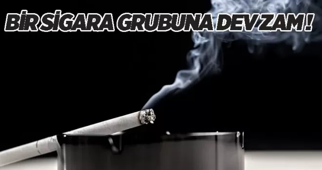 Bir sigara grubuna daha zam geldi