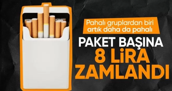 Bir sigara grubuna zam! Sosyal medyadan duyuruldu
