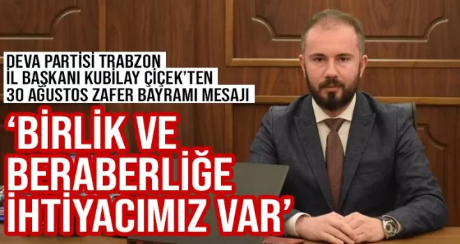 ''Birlik ve Beraberliğe İhtiyacımız var''