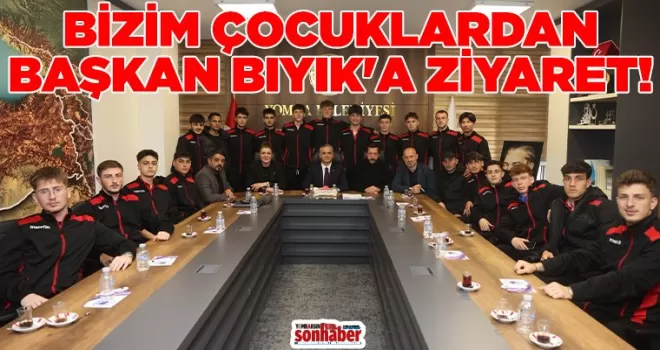 BİZİM ÇOCUKLARDAN BAŞKAN BIYIK’A ZİYARET!