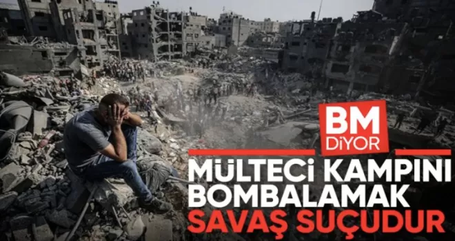 BM: İsrail’in Cibaliya Mülteci Kampı saldırısı savaş suçu