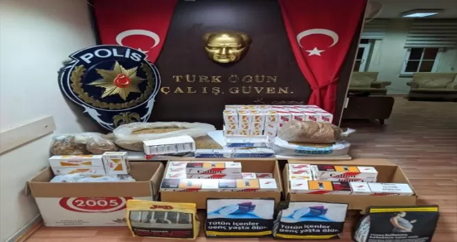 Bolu'da 24 kilo 380 gram kaçak tütün ele geçirilDİ