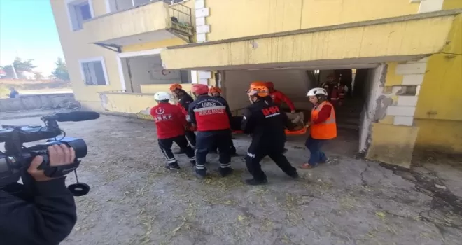 Bolu'da "acil durum" tatbikatı yapıldı