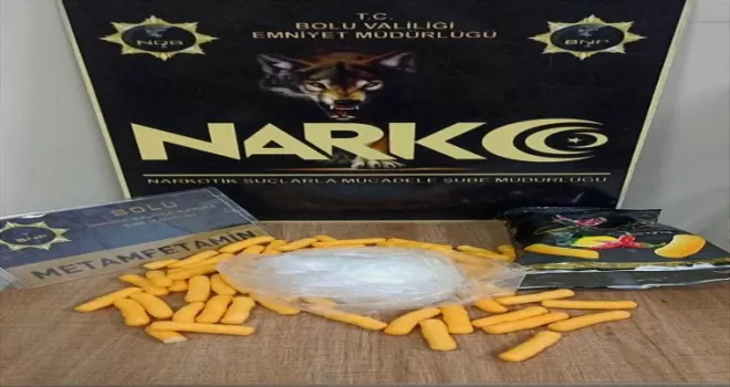 Bolu’da cips paketine uyuşturucu gizleyen 2 kişi yakalandı