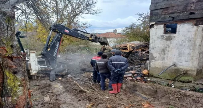 Bolu’da evde çıkan yangında bir kişi öldü