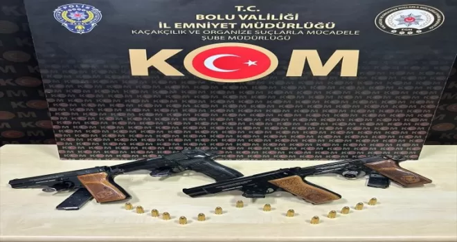 Bolu’da silah kaçakçılığı operasyonu