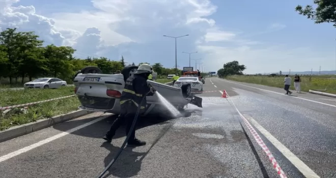 Bolu’da trafik kazalarında bir kişi yaralandı