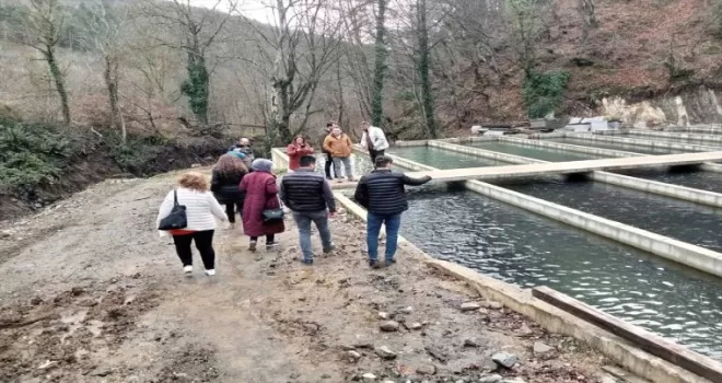 Bolu'da üretici ve girişimcilere balık yetiştiriciliği eğitimi verildi