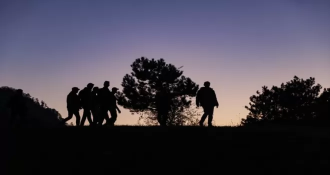 Bolu'da yabancı gazetecilere doğada hayatta kalma eğitimi verildi