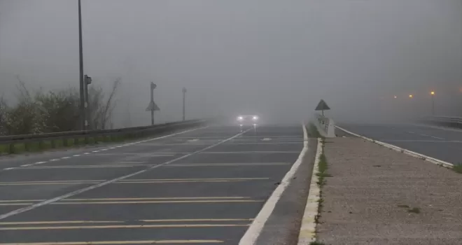 Bolu Dağı’nda sağanak ve sis etkili oluyor