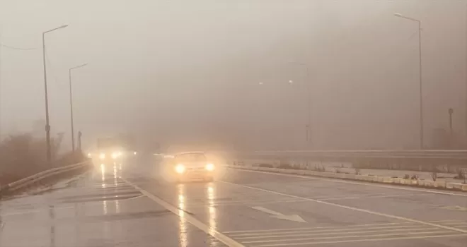 Bolu Dağı’nda sağanak ve sis