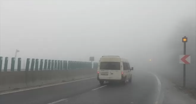 Bolu Dağı’nda sis etkili oldu