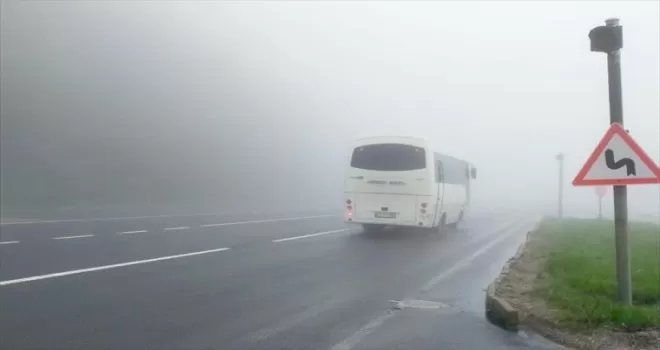 Bolu Dağı’nda sis etkili oluyor