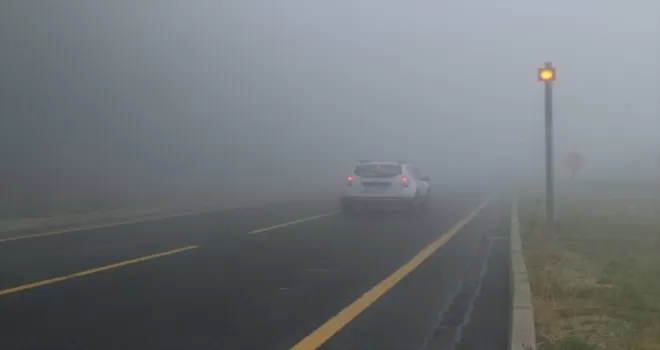 Bolu Dağı’nda sis etkili oluyor