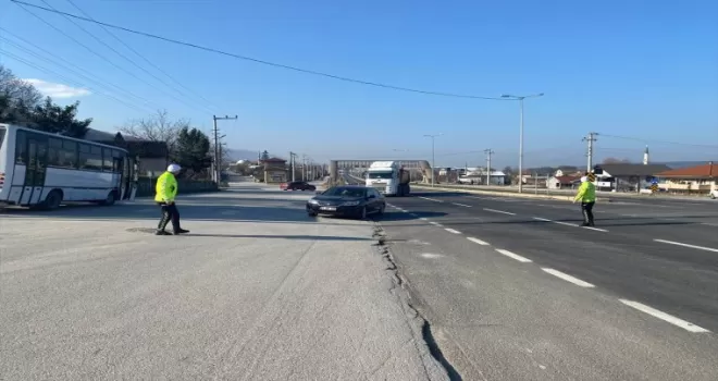 Bolu Dağı'nda zorunlu kış lastiği denetimi yapıldı