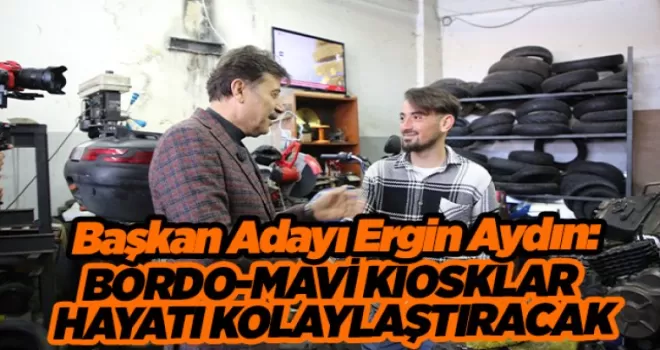 BORDO-MAVİ KİOSKLAR HAYATI KOLAYLAŞTIRACAK