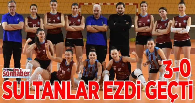 Bordo Mavili Sultanlar ezdi geçti