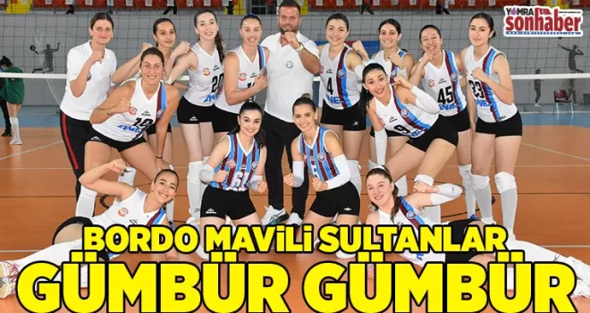 Bordo Mavili Sultanlar Gümbür Gümbür
