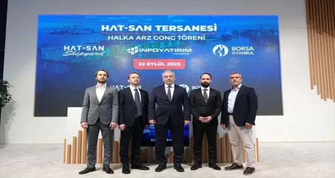 Borsa İstanbul’da gong Hat-San Tersanesi için çaldı
