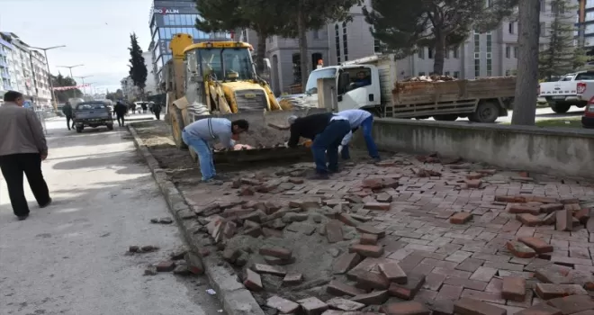 Boyabat’ta altyapı çalışmaları devam ediyor