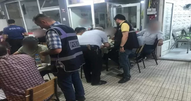 Boyabat’ta emniyet ekiplerince denetim yapıldı