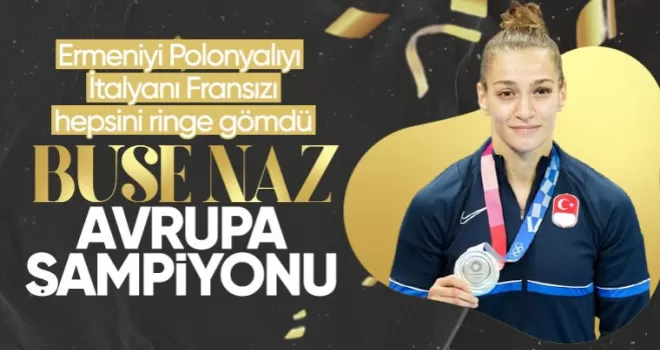 Buse Naz Çakıroğlu’ndan altın madalya