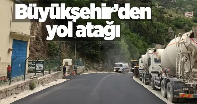 Büyükşehir'den yol atağı