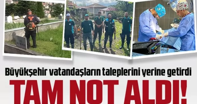 Büyükşehir vatandaşların taleplerini yerine getirdi