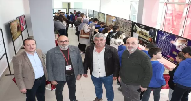 Çanakkale Savaşları Gezici Müzesi’ni Havza’da yaklaşık 3 bin 500 kişi gezdi