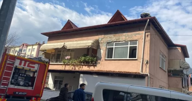 Çarşamba’da baca yangını hasara yol açtı