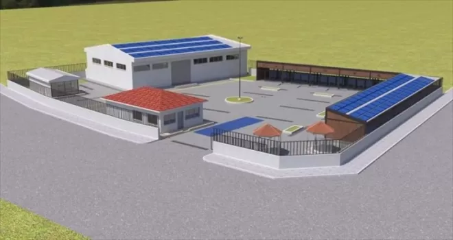 Çarşamba’da “Birinci Sınıf Atık Getirme Merkezi“nin inşaat çalışması sürüyor