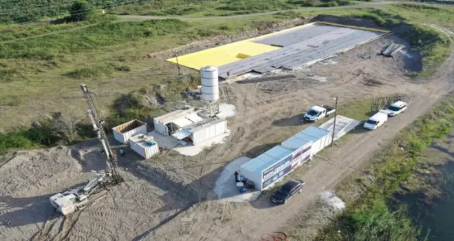 Çarşamba'da kano tesisinin yapımı için çalışmalar sürüyor