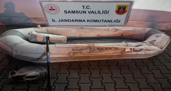 Çarşamba'da zıpkınla balık avlayan 2 kişi yakalandı