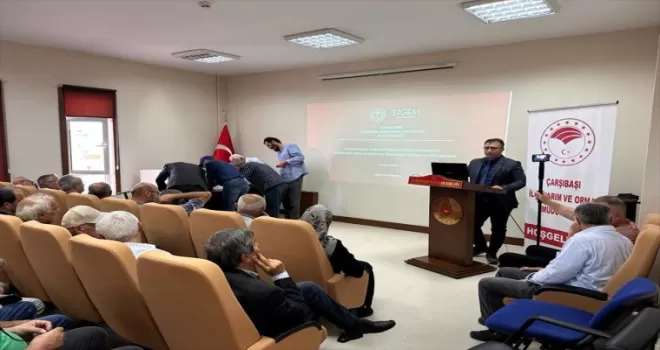 Çarşıbaşı’nda muhtarlara kahverengi kokarcayla mücadele yöntemleri anlatıldı