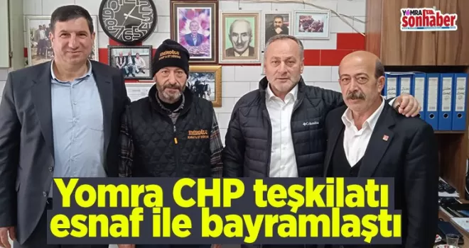CHP’den esnaf ile bayramlaşma