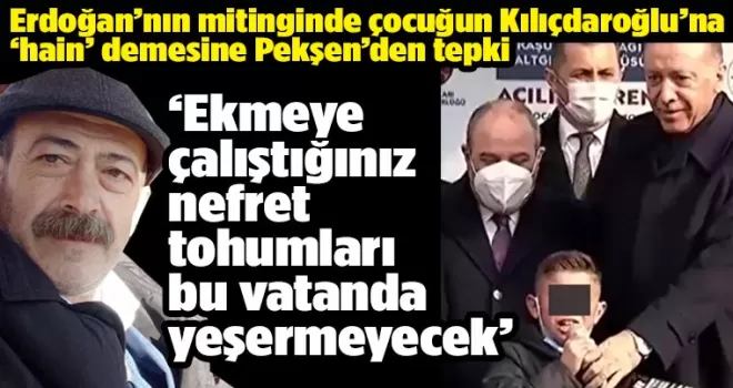 CHP İlçe Başkanı Pekşen'den sert tepki