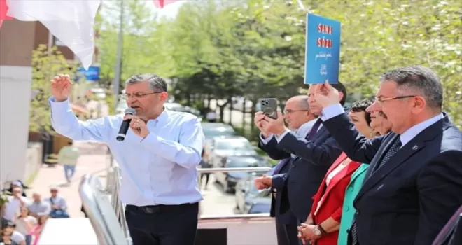 CHP’li Özel, Amasya’da seçim koordinasyon merkezinin açılışına katıldı