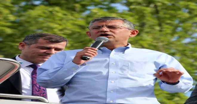 CHP’li Özgür Özel, Tokat’ta mitingde konuştu